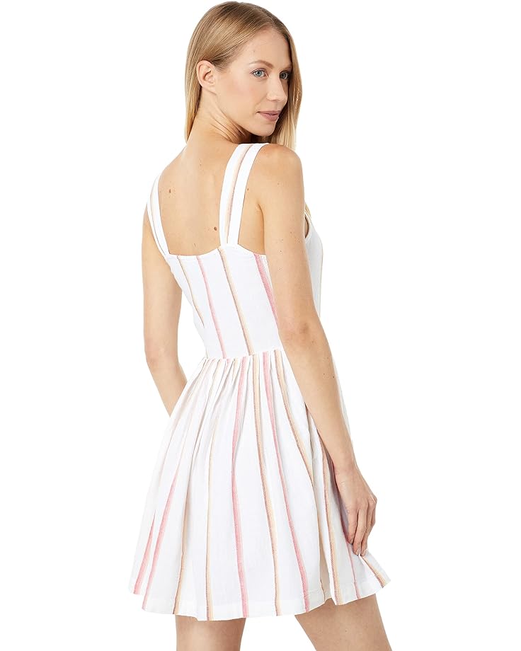 Платье Roxy Sunlit Twist Dress, цвет Snow White Sunrise Stripe