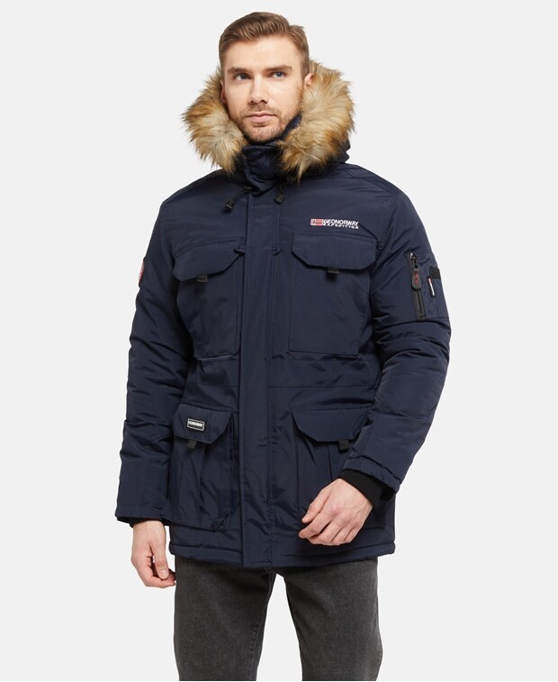 

Функциональная куртка Geographical Norway, темно-синий