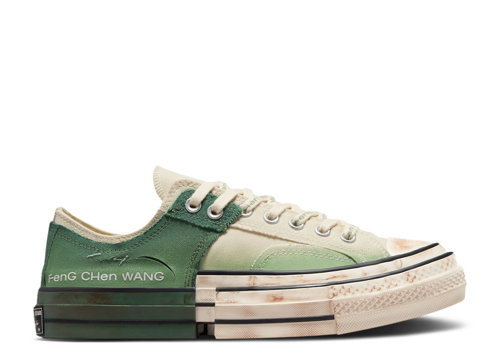 Кроссовки Converse Feng Chen Wang X Chuck 70 Low 'Myrtle', зеленый converse x tyler the creator golf wang chuck 70 snake