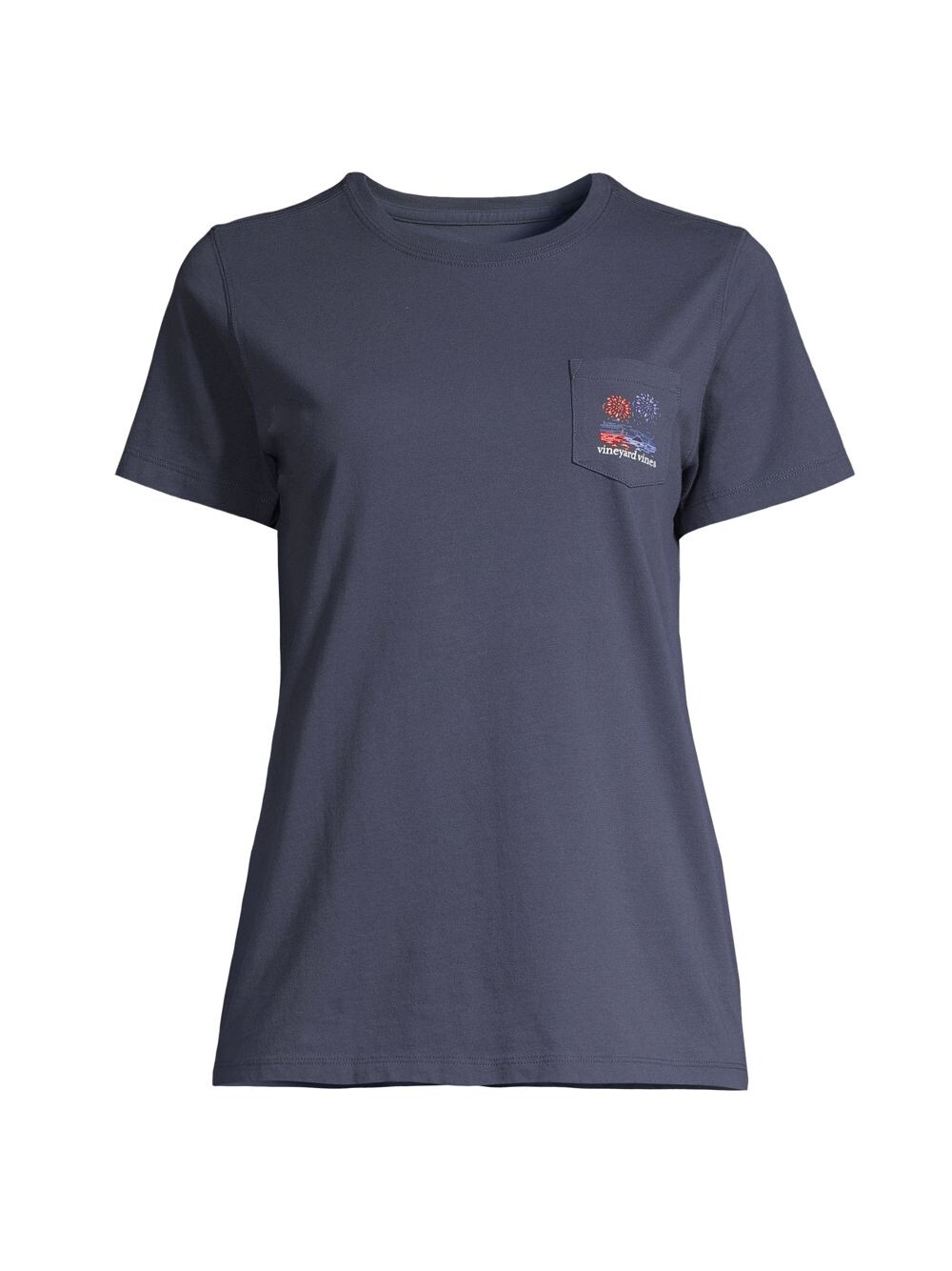 

Футболка с круглым вырезом Beach Fireworks Vineyard Vines, синий