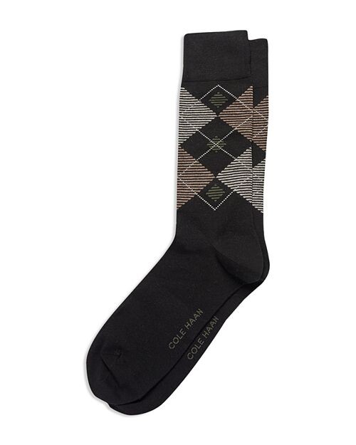 

Носки с узором Argyle из смеси хлопка Cole Haan, цвет Black