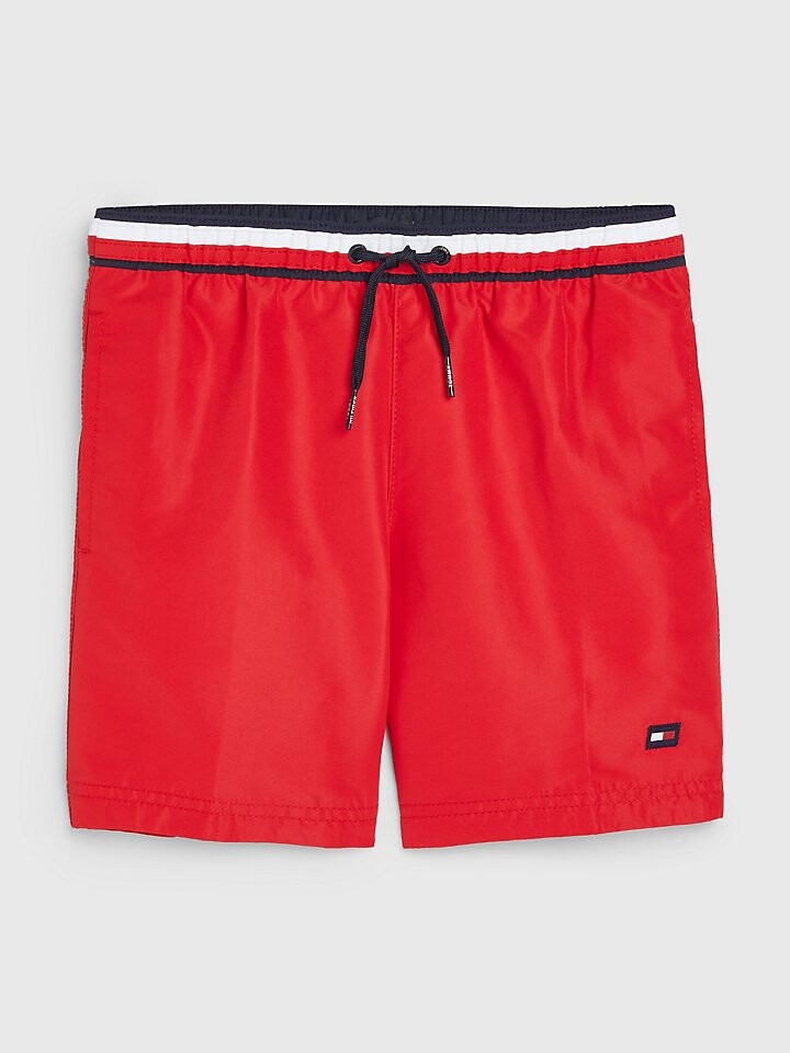 

Детские плавки в полоску с логотипом Tommy Hilfiger