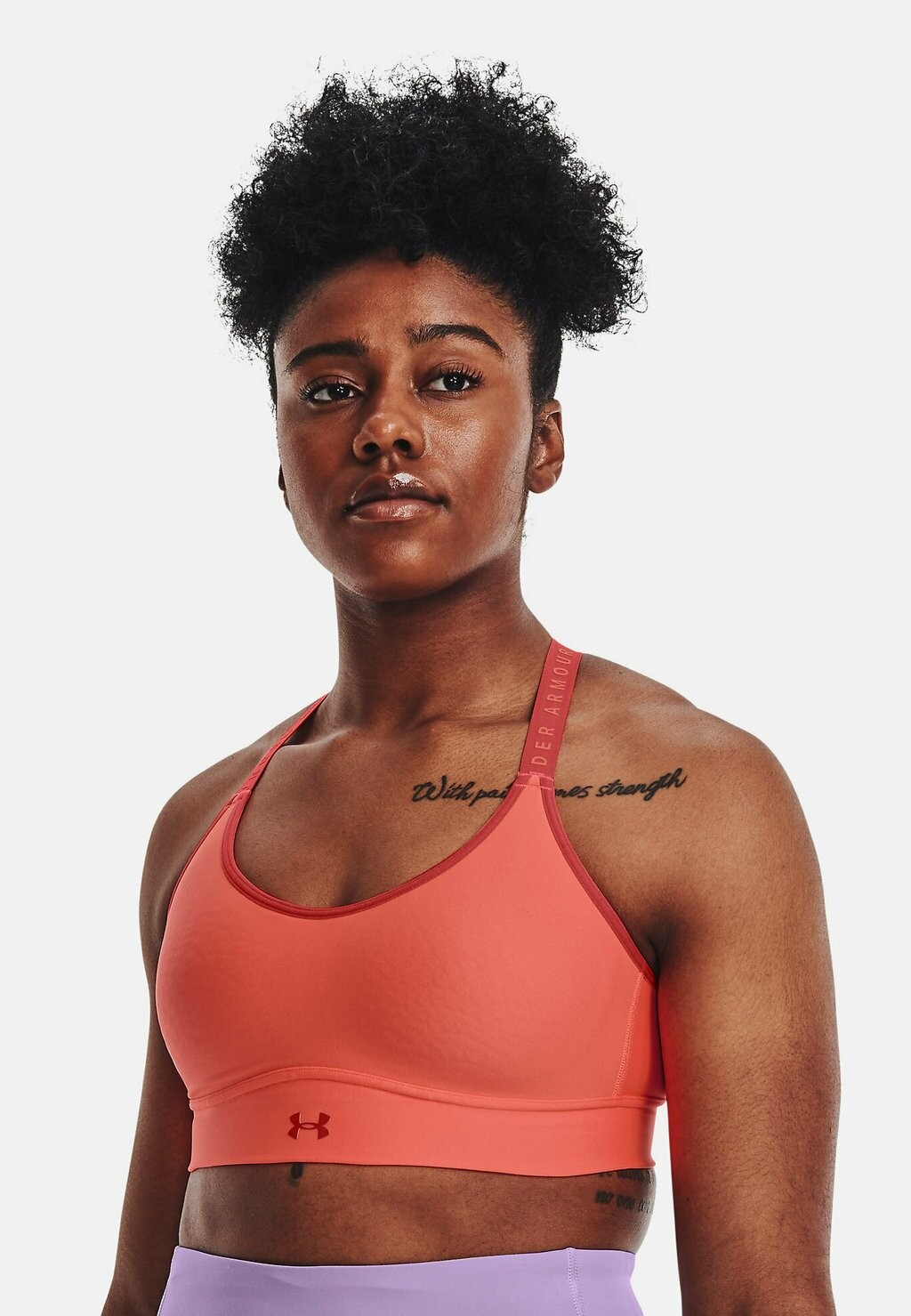 

Спортивный бюстгальтер со средней поддержкой Under Armour, оранжевый