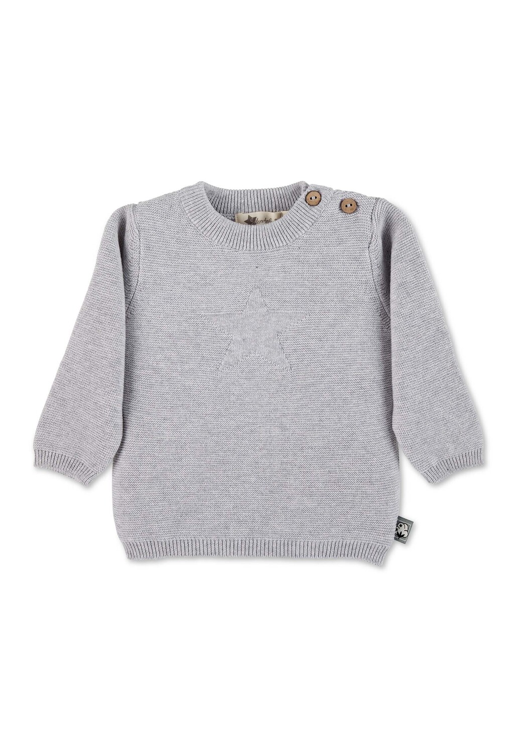 

Футболка Sterntaler GOTS Strick Pullover Stern, цвет hellgrau mel.