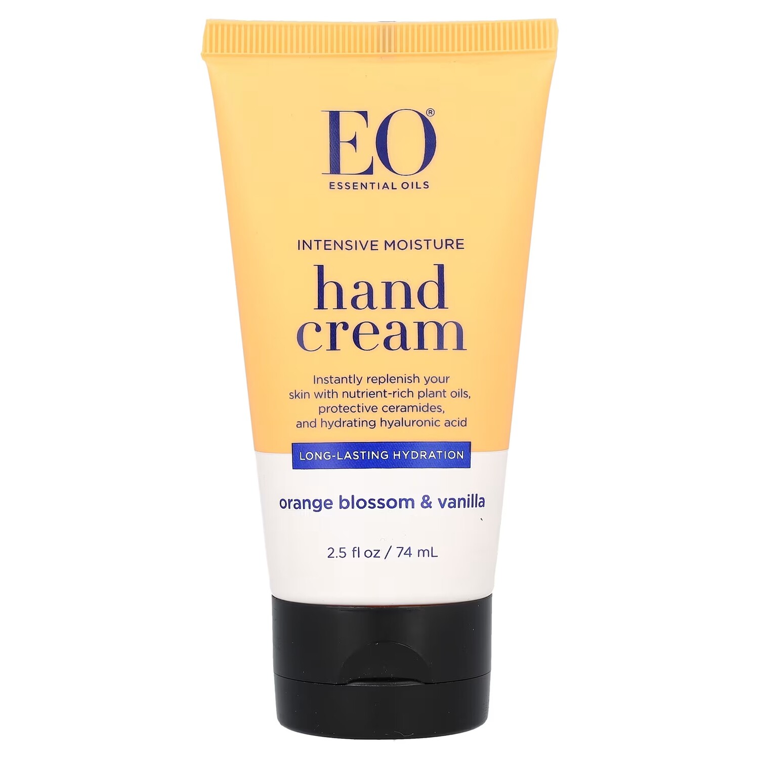 

EO Products Интенсивный увлажняющий крем для рук «Апельсиновый цвет и ваниль», 2,5 жидких унции (74 мл)