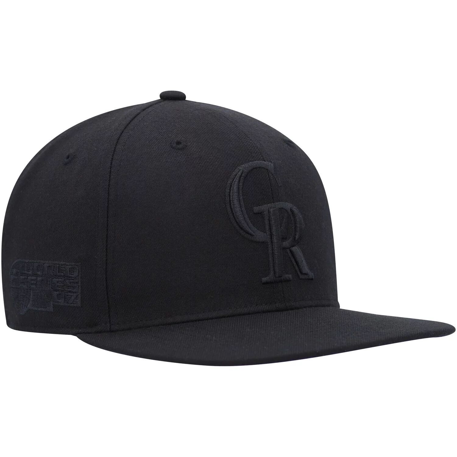 

Мужская кепка Colorado Rockies '47 Black on Black Sure Shot Captain Snapback