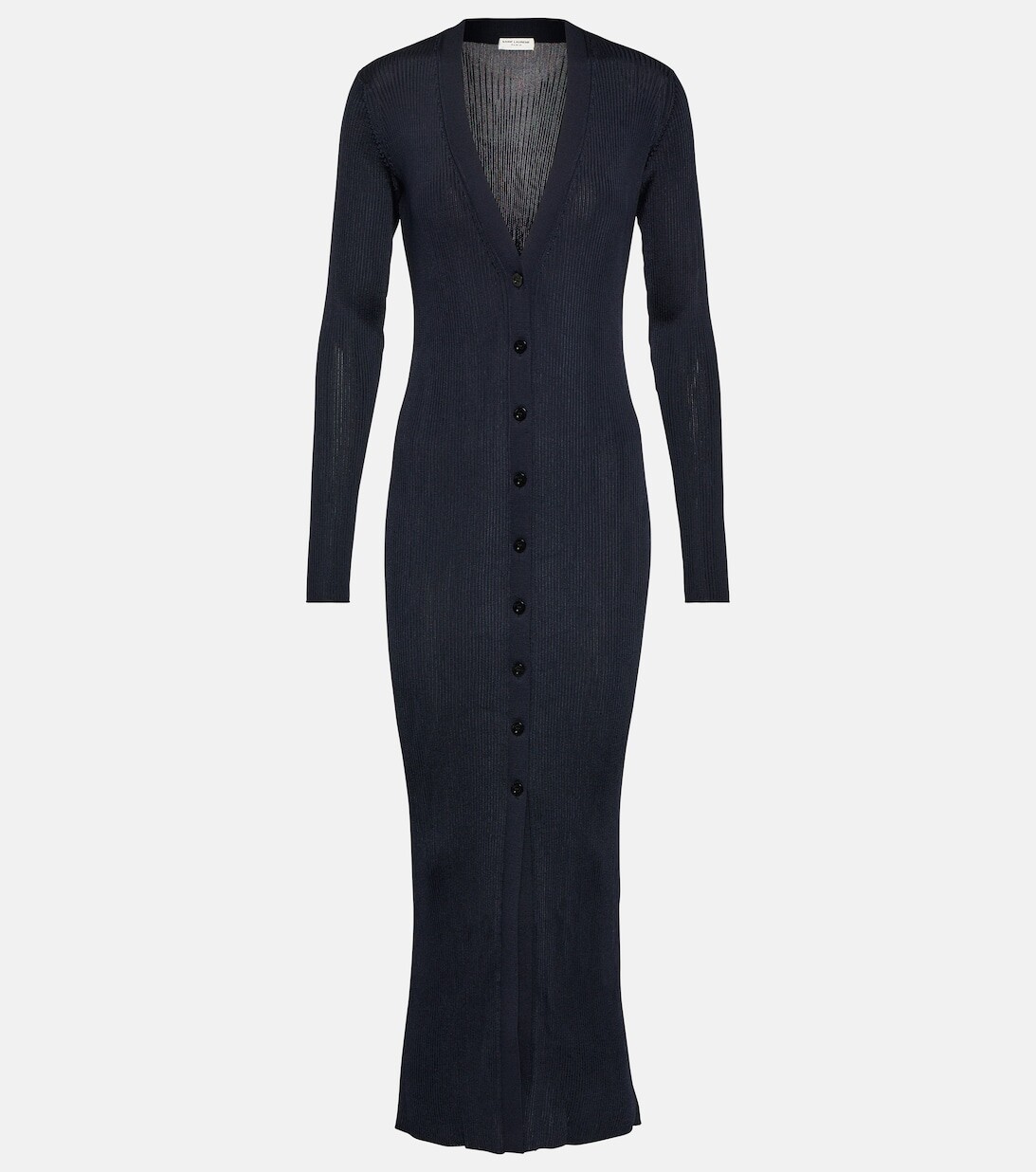 

Удлиненный кардиган SAINT LAURENT, черный