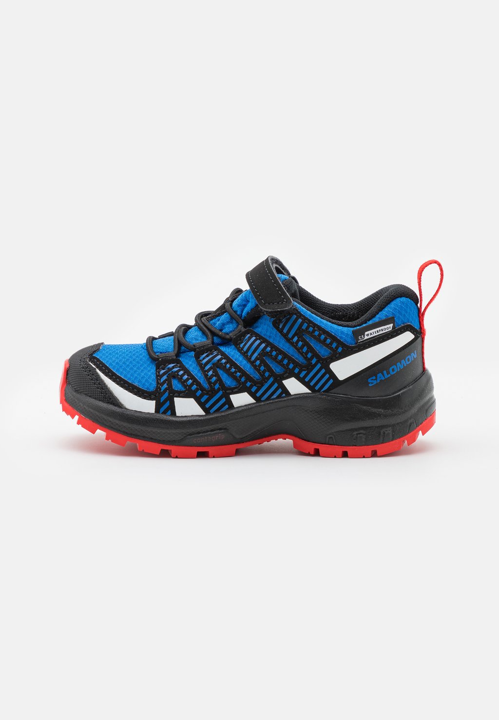 Кроссовки для походов Xa Pro V8 Cswp Unisex Salomon, цвет lapis blue/black/fiery red грипсы fiery blue