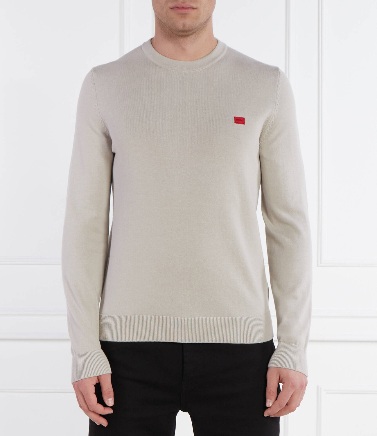 

Свитер HUGO San Cassius Regular Fit, бежевый