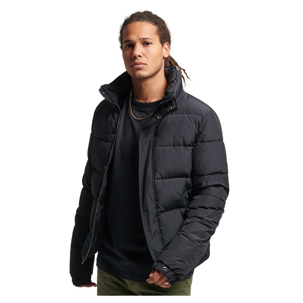 

Куртка Superdry Vintage Retro Puffer, черный