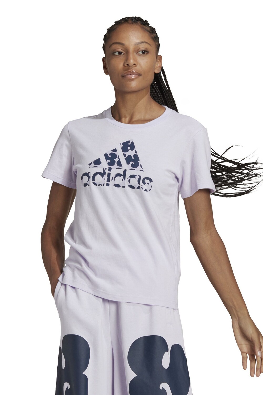 

Футболка Marimekko с графическим рисунком adidas, фиолетовый