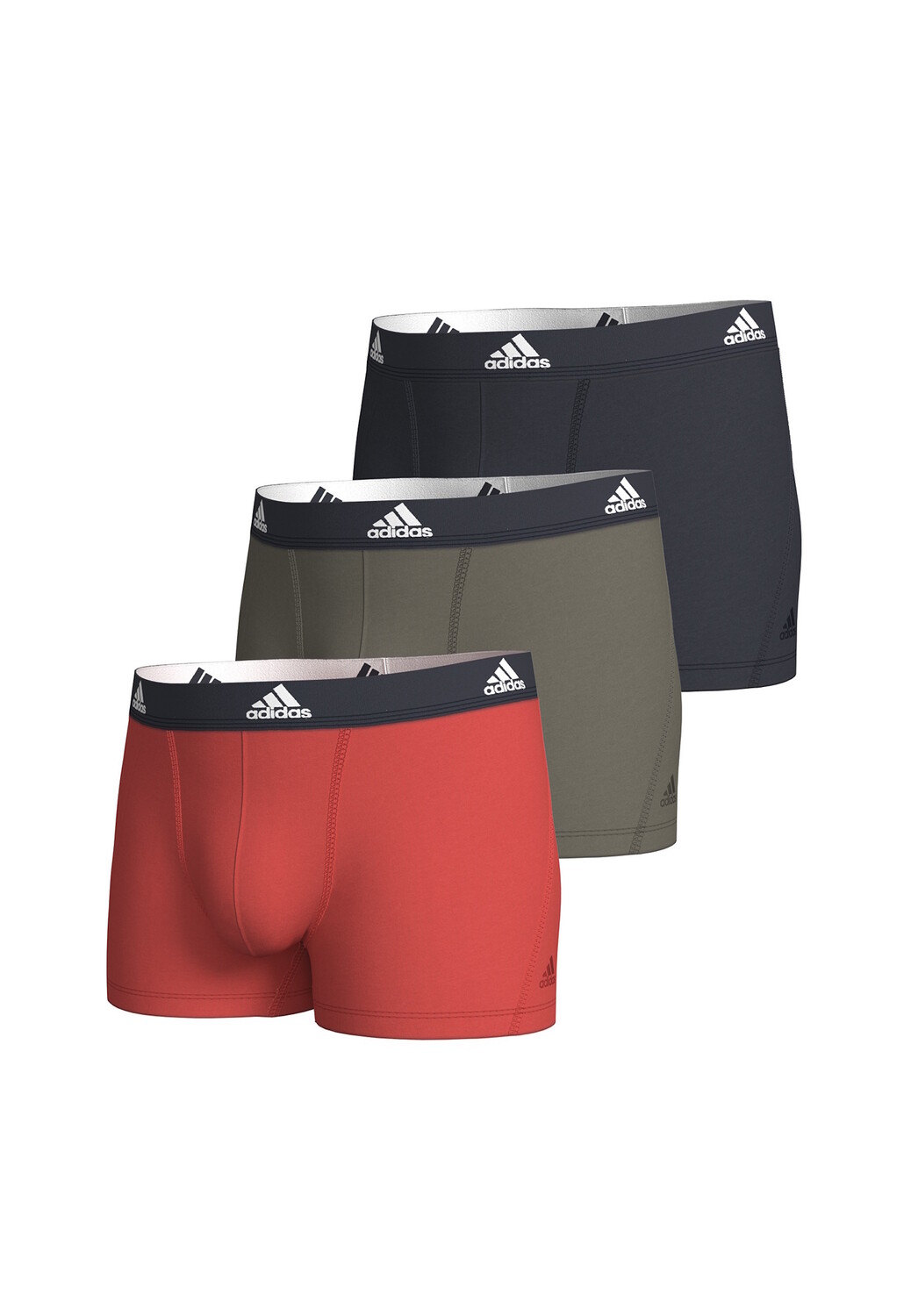 

Боксеры adidas Trunks 3 шт, разноцветный