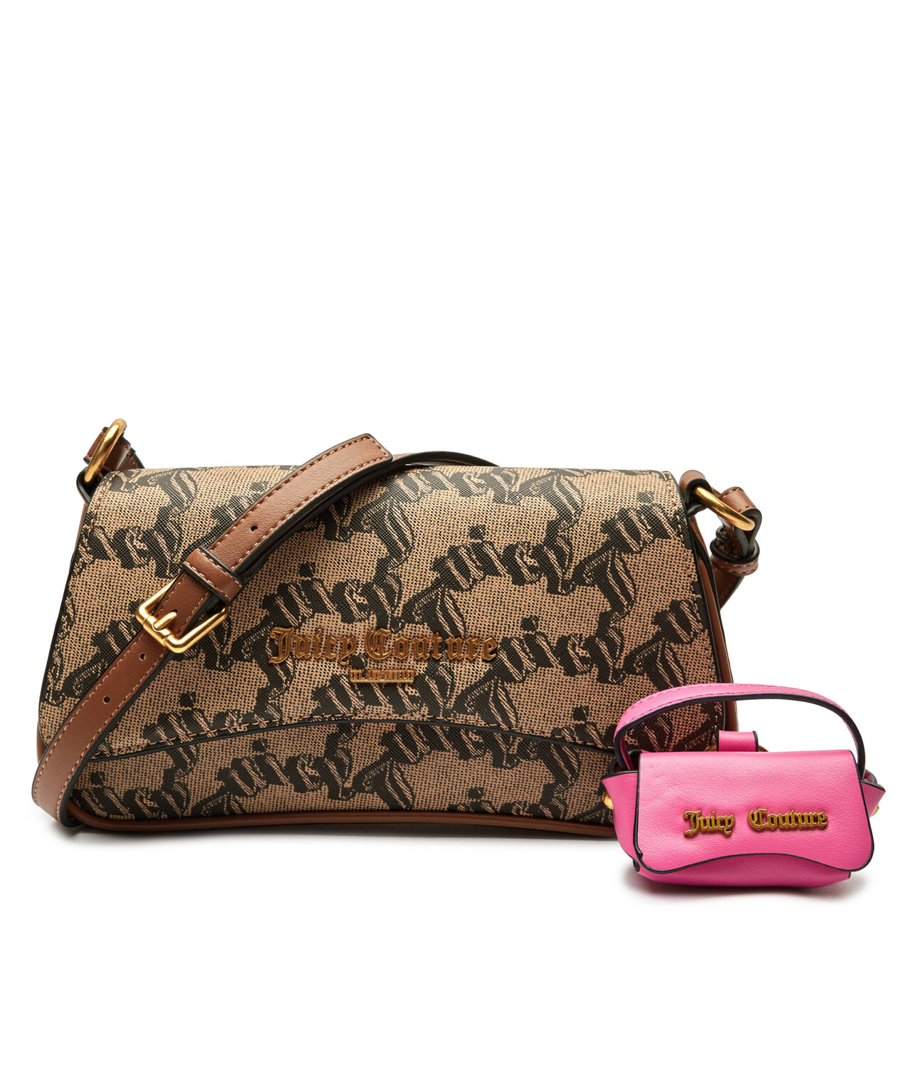 

Сумка-мессенджер Juicy Couture + borsellino Elettra, коричневый