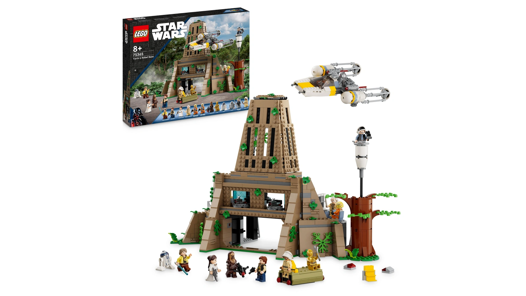 Lego Star Wars База повстанцев на Явине 4 Набор из 12 минифигурок конструктор lego star wars 75307 звездные войны