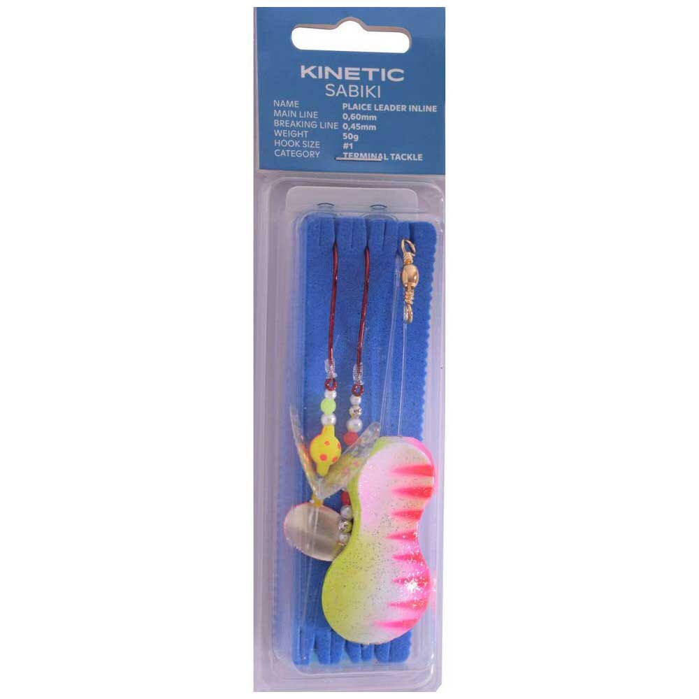 

Оснастки Kinetic Sabiki Plaice Leader Inline 50g, прозрачный