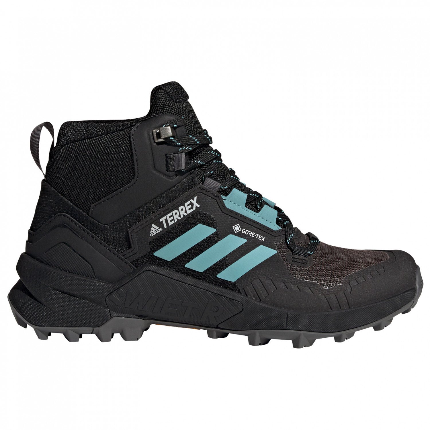 

Ботинки для прогулки Adidas Terrex Women's Terrex Swift R3 Mid GTX, цвет Core Black/Mint Ton/Grey Five