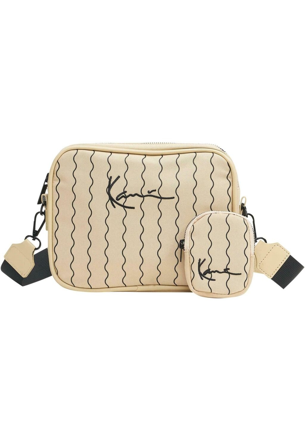 

Сумка через плечо UNISEX SIGNATURE ZICZAC Karl Kani, кремовый белый