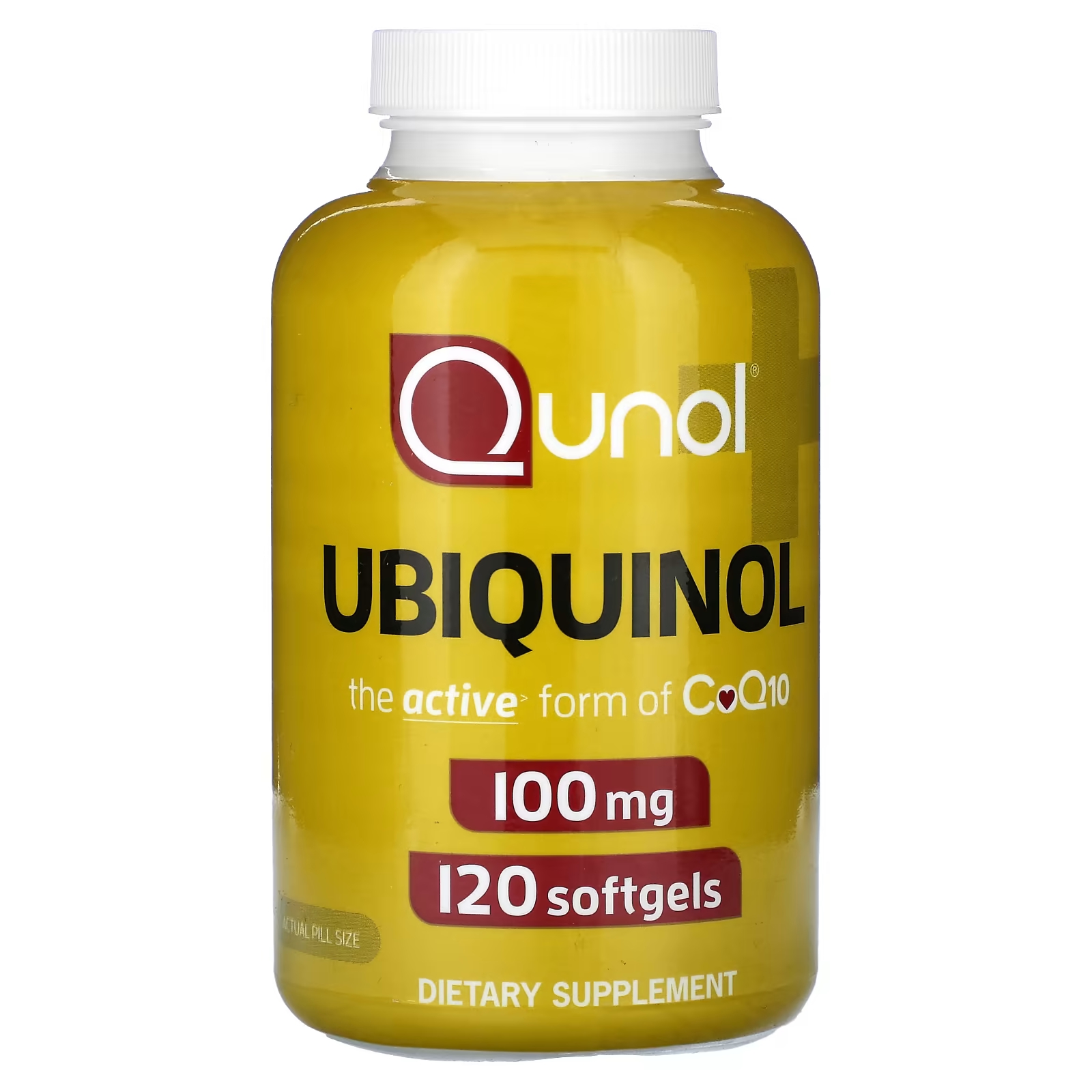 цена Убихинол Qunol 100 мг, 120 таблеток
