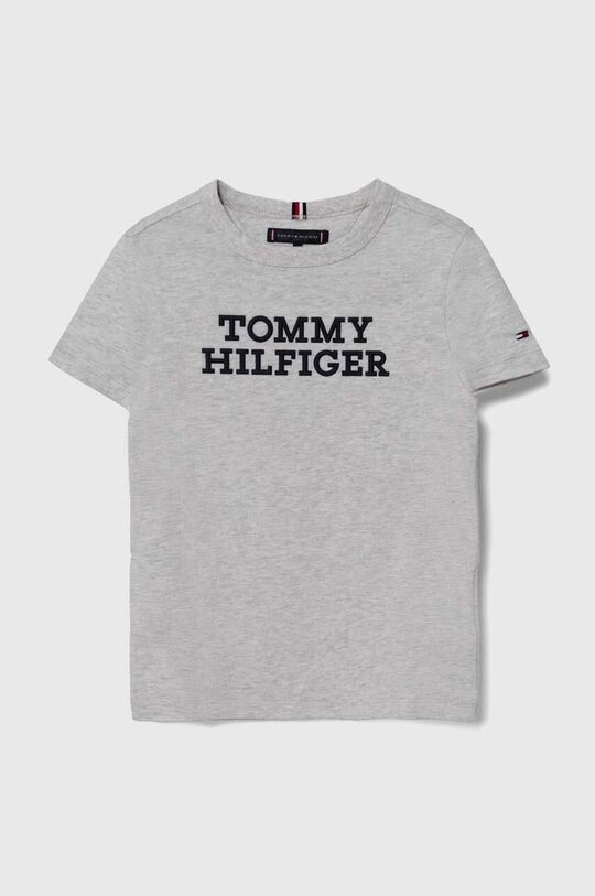 

Хлопковая футболка для детей Tommy Hilfiger, серый