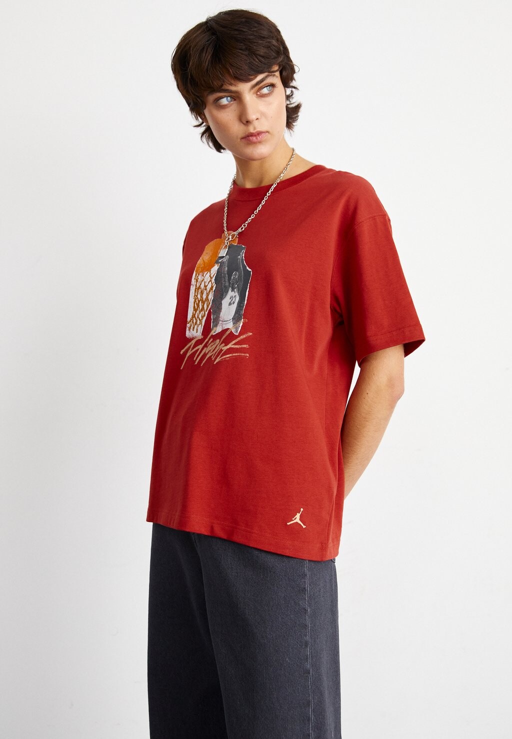 

Футболка с принтом COLLAGE TEE Jordan, цвет dune red/(brown)