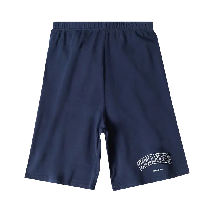 

Шорты Sporty & Rich Wellness Biker Cycling 'Navy/White', синий