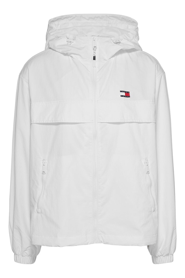 

Куртка с капюшоном и небольшим логотипом Tommy Jeans, белый