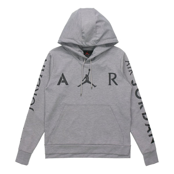 цена Толстовка Men's Air Jordan Alphabet Logo Gray, серый