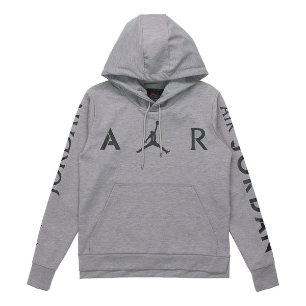 

Толстовка Men's Air Jordan Alphabet Logo Gray, серый