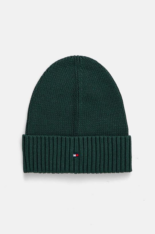 

Детская хлопковая шапка Tommy Hilfiger, зеленый