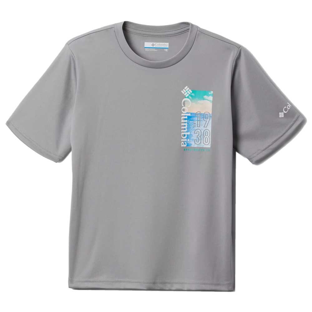 

Футболка с коротким рукавом Columbia Grizzly Ridge Graphic, серый