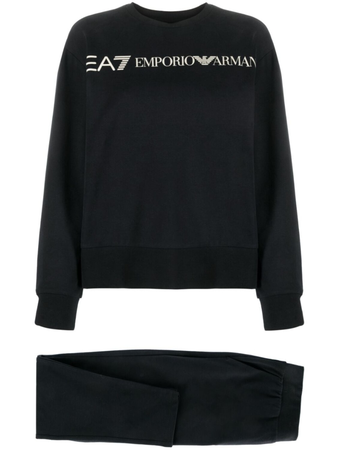

Ea7 Emporio Armani спортивный костюм с логотипом, черный