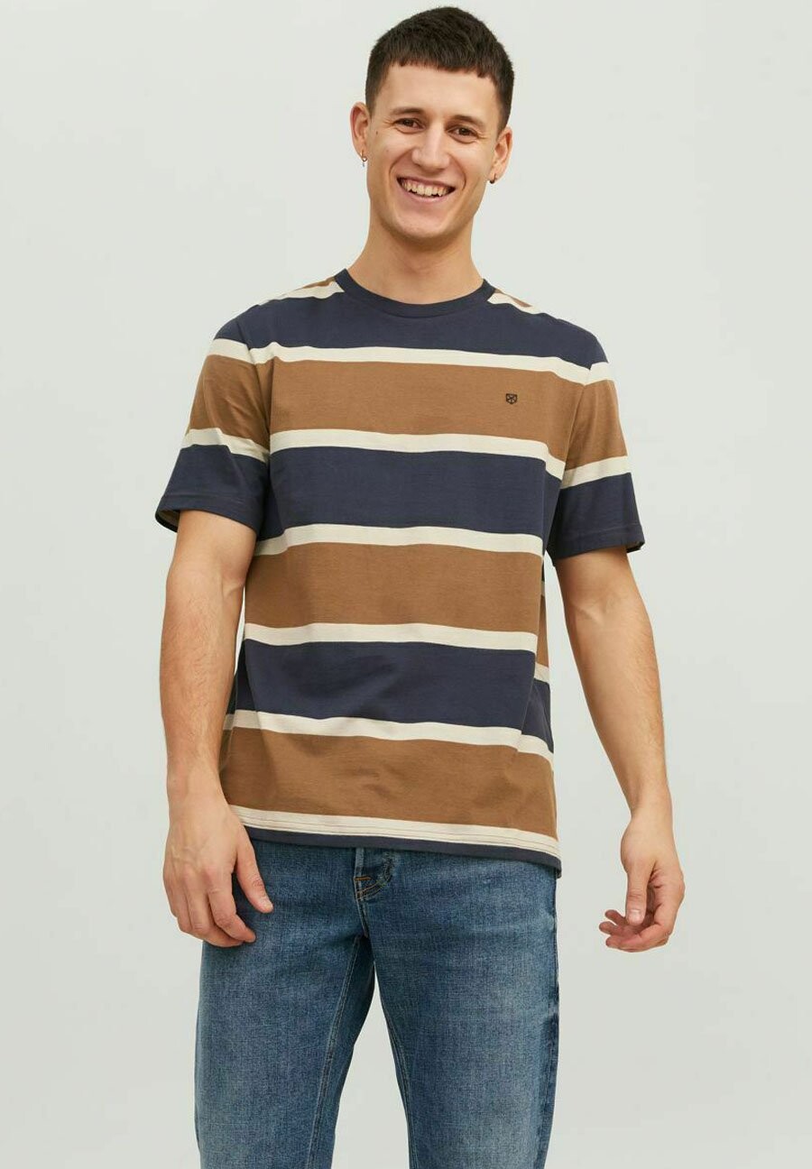 

Футболка с принтом KURZÄRMELIGES Jack & Jones, цвет bison