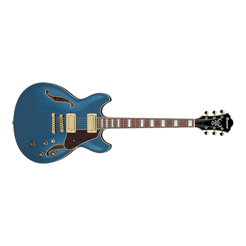 Электрогитара Ibanez AS73G Semi-Hollow Guitar, Walnut Fretboard, Prussian Blue Metallic