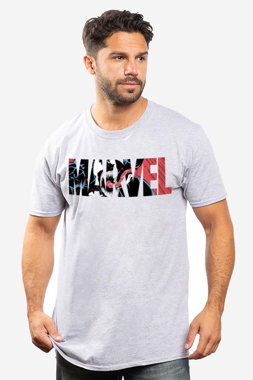 Футболка с окном «Яд» Marvel, серый набор комикс marvel что если инопланетный костюм завладел человеком пауком закладка dc justice league superman магнитная