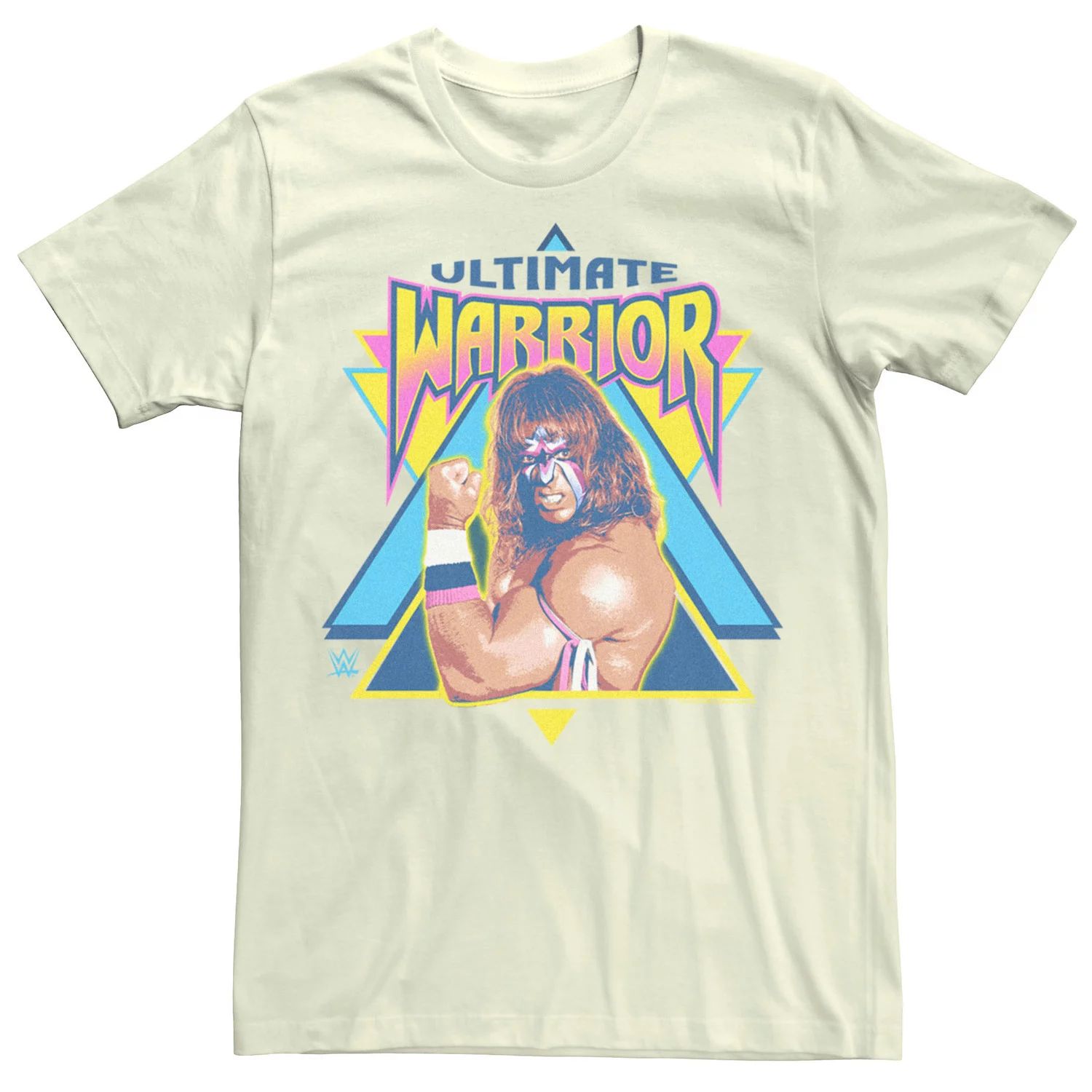 Мужская футболка с треугольным логотипом WWE Ultimate Warrior Licensed Character