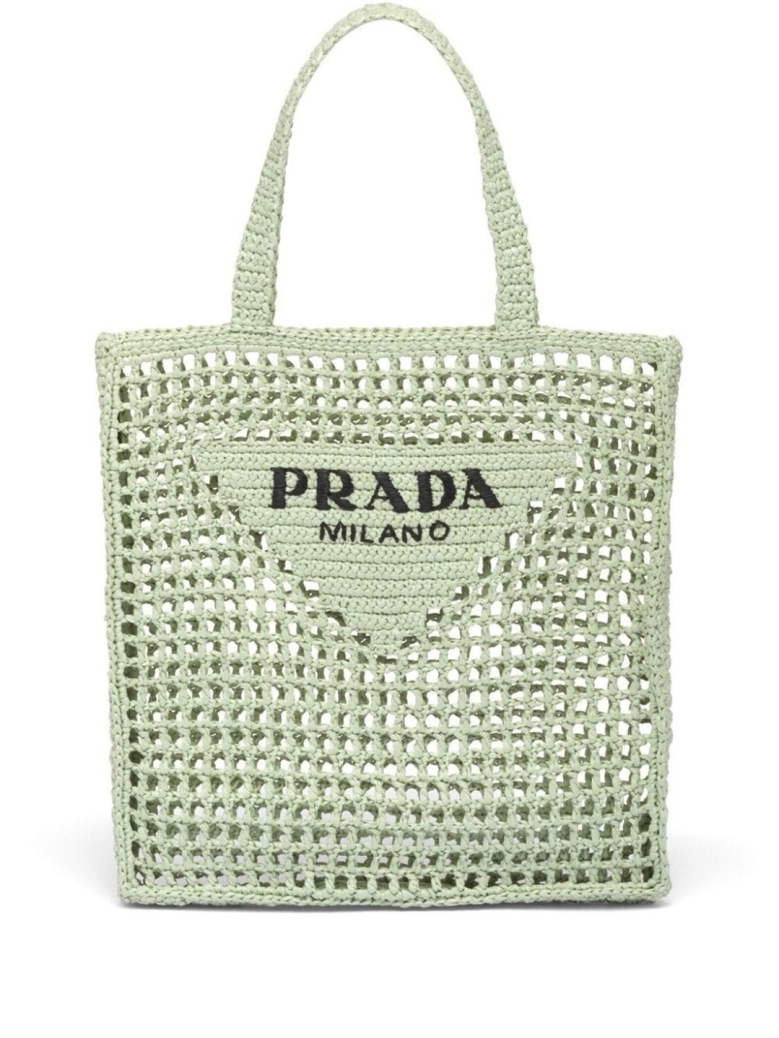

Prada сумка-тоут с логотипом, зеленый