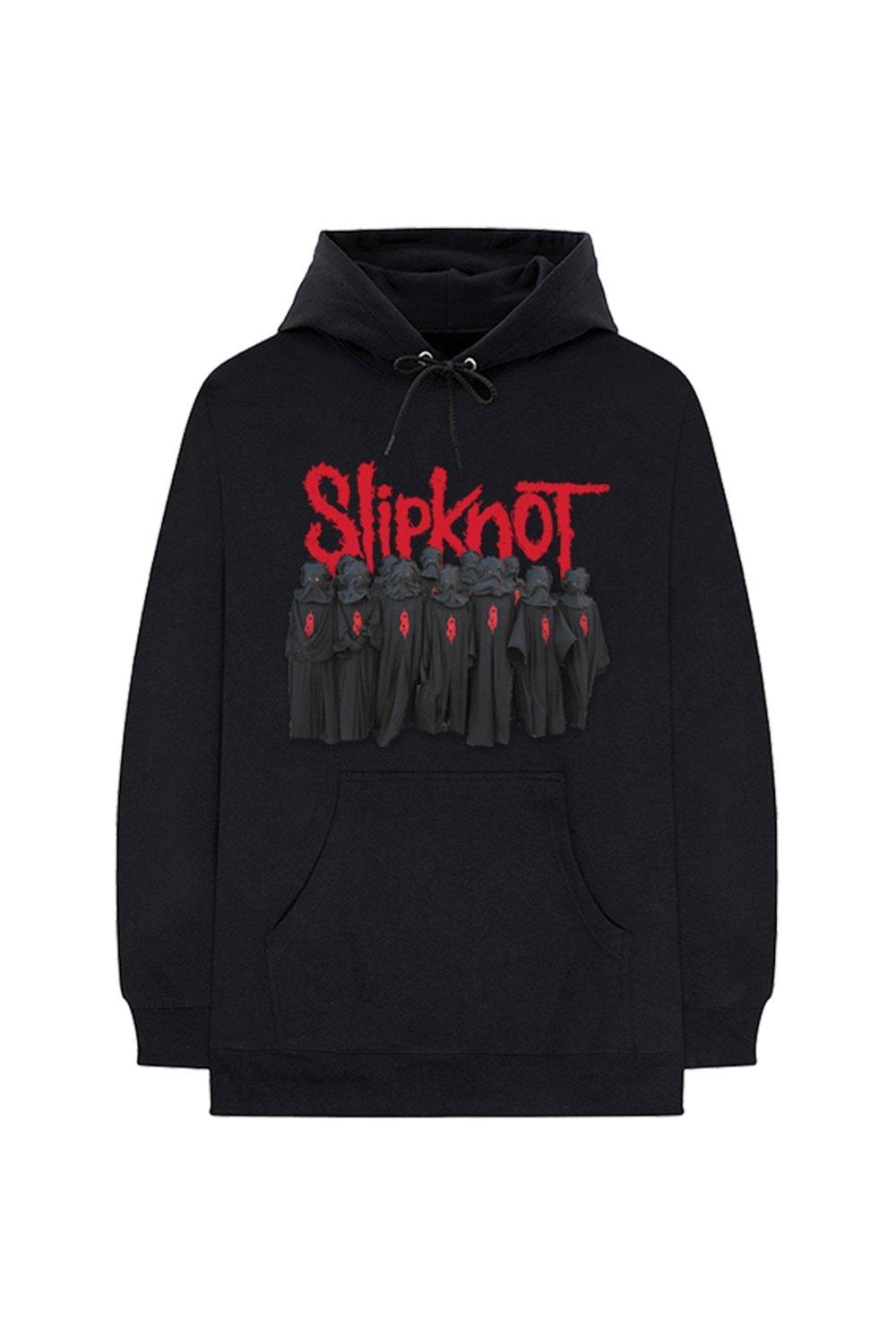 цена Пуловер с капюшоном для хора Slipknot, черный