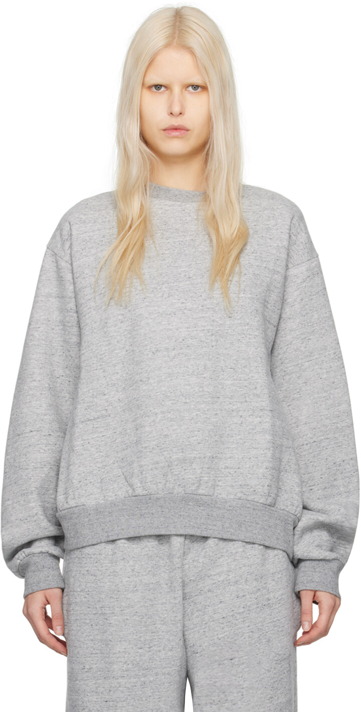 

Серый свитшот с круглым вырезом Acne Studios
