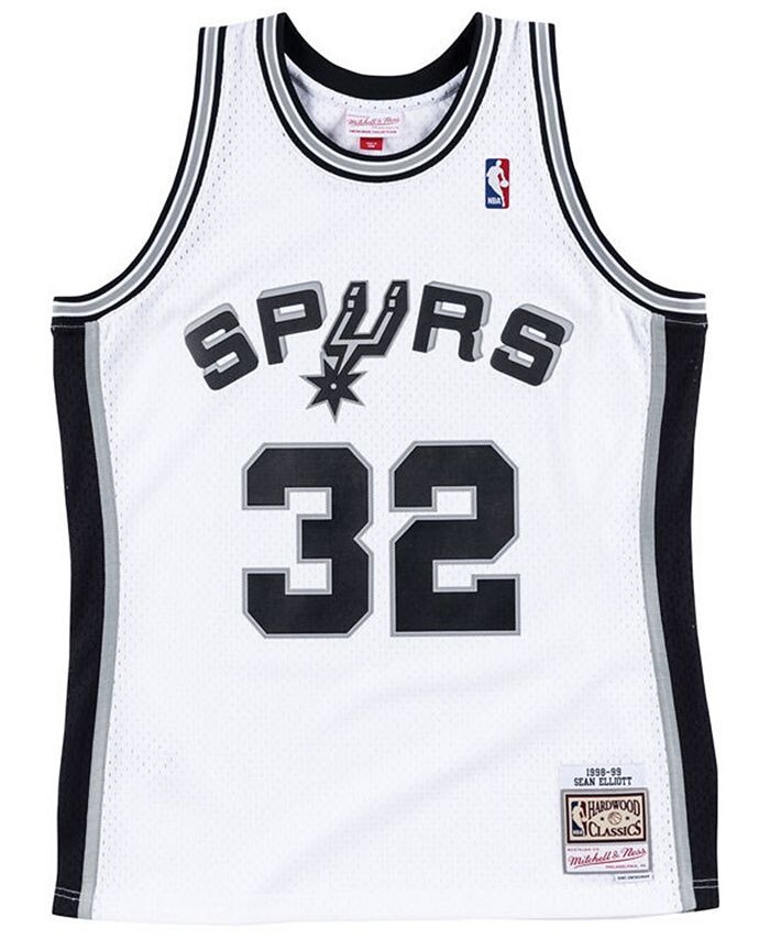 

Мужская классическая майка Swingman из твердой древесины Sean Elliott San Antonio Spurs Mitchell & Ness, белый