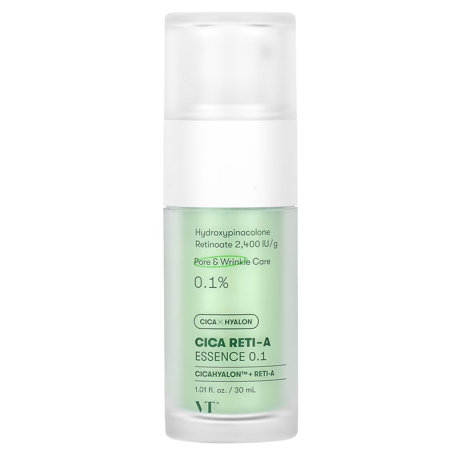 

VT Cosmetics Cica Reti-A Essence 0,1 1,01 жидкая унция (30 мл)