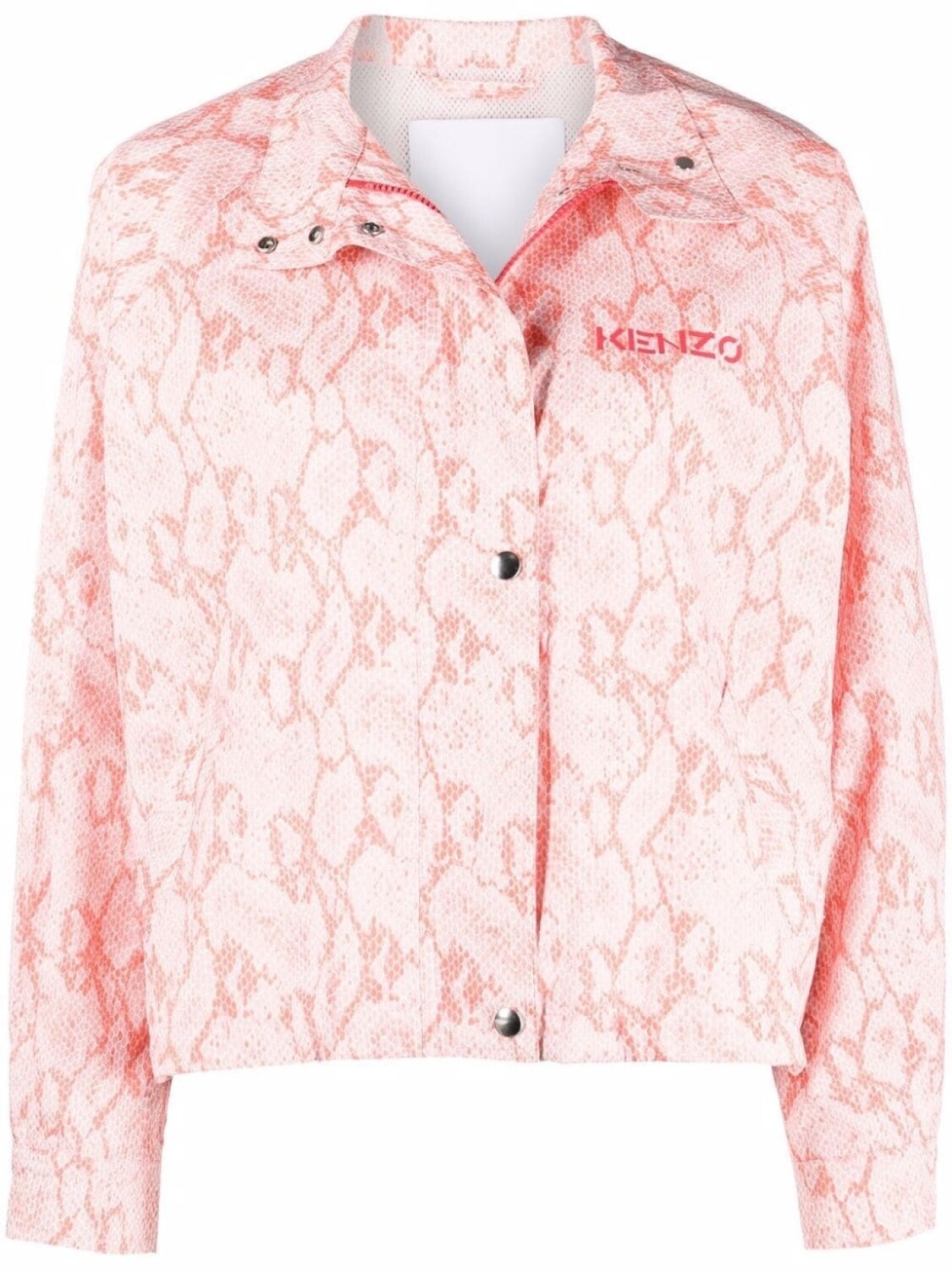 

Kenzo куртка со змеиным принтом, красный