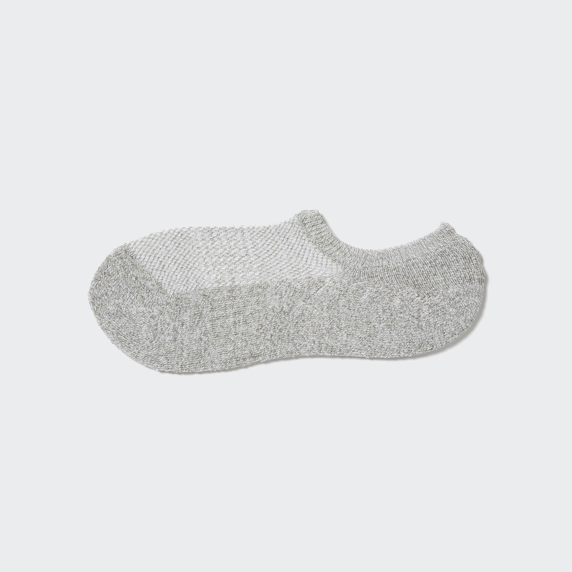 Низкие носки с ворсом UNIQLO, серый носки needles с ворсом черные