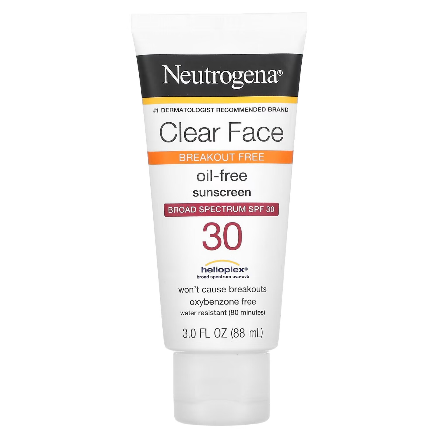 

Солнцезащитный крем Neutrogena Clear Face SPF 30, 88 мл