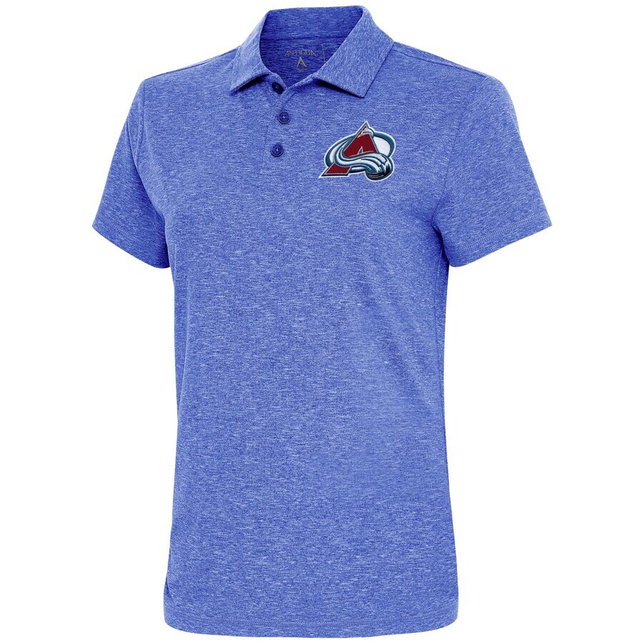 

Поло с коротким рукавом Antigua Colorado Avalanche, роял