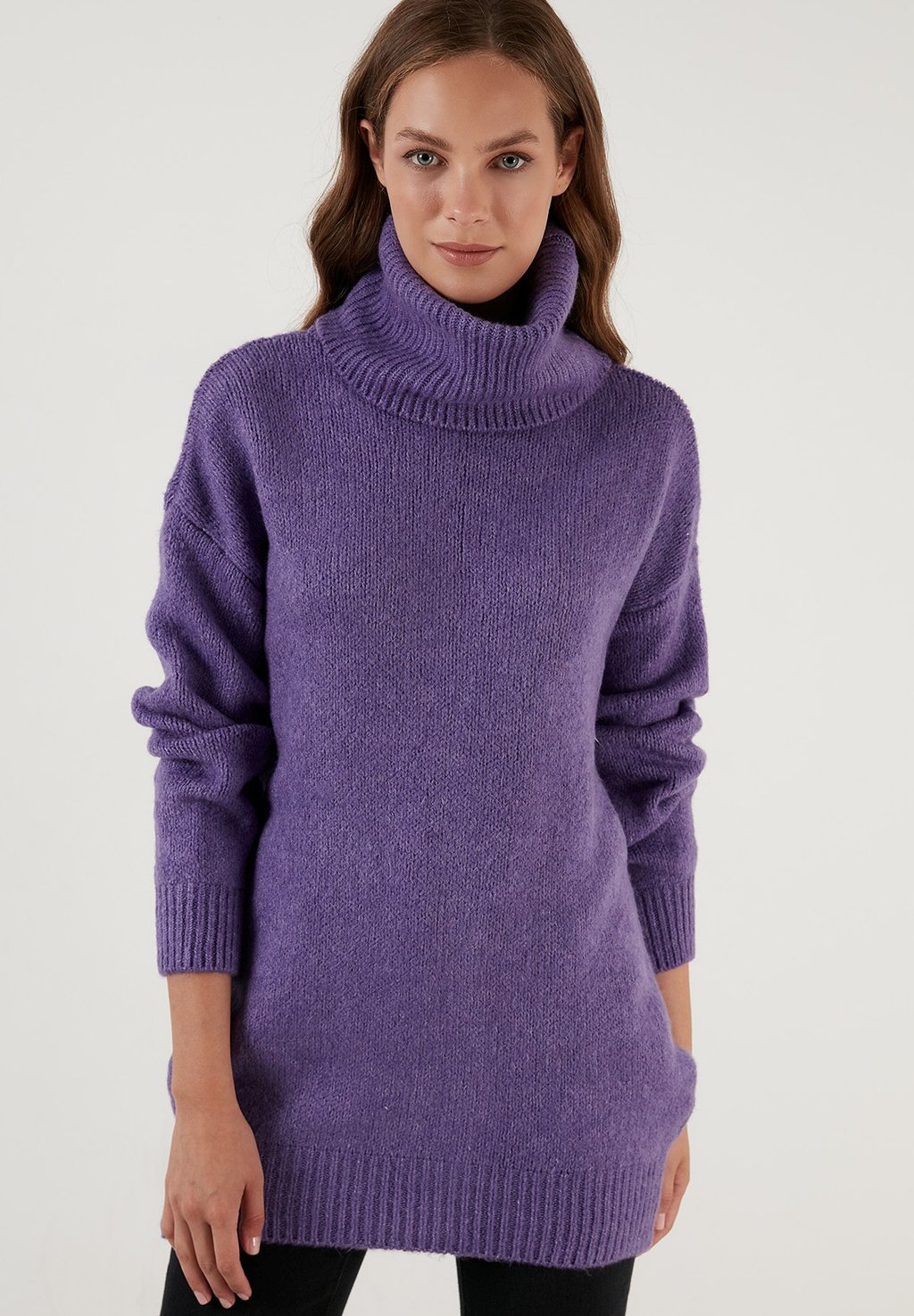 Вязаный свитер LELA, цвет purple