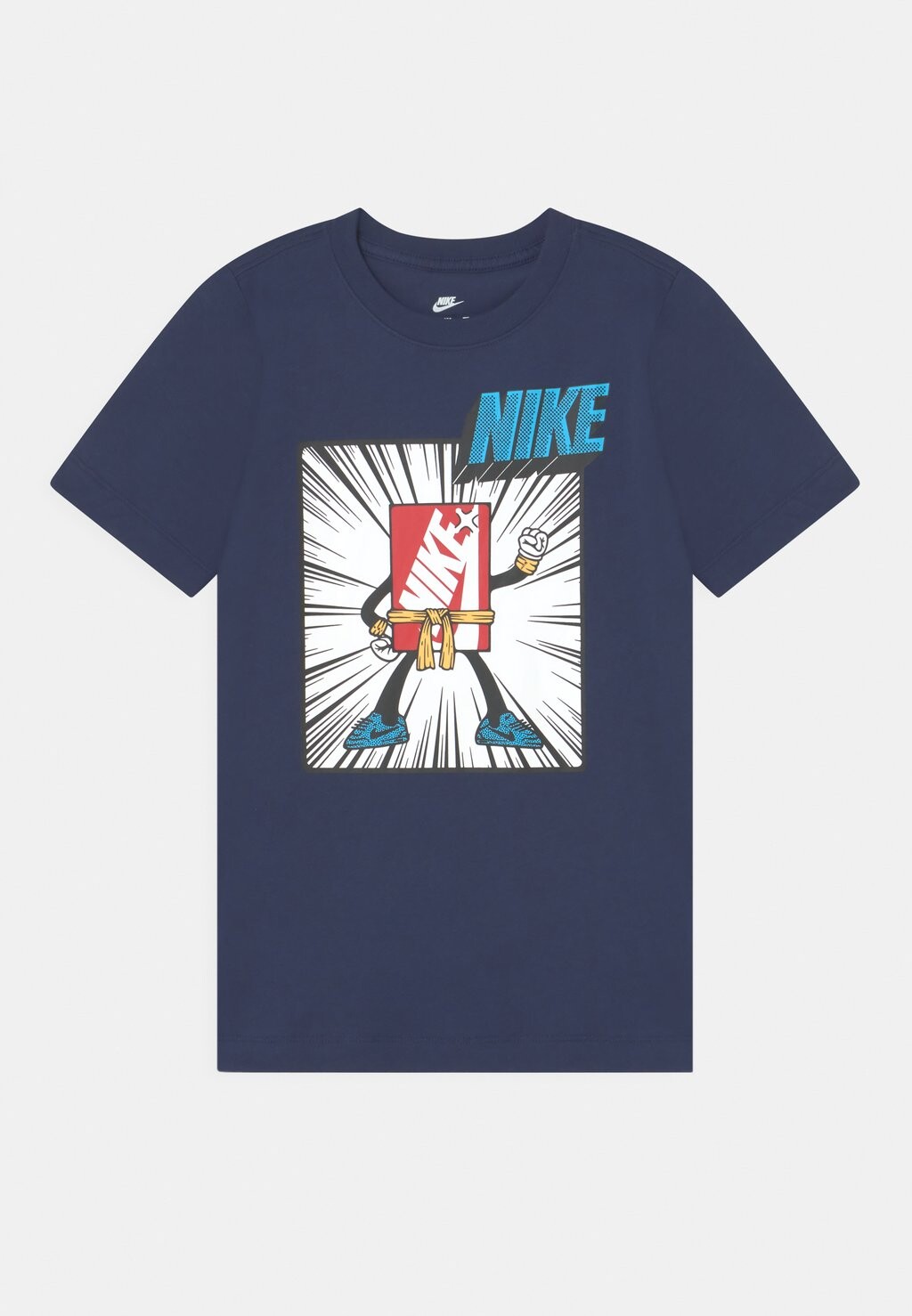 

Футболка с принтом TEE BRAND MARK BOXY UNISEX Nike Sportswear, темно-синий