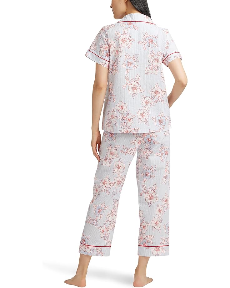 

Пижамный комплект Bedhead PJs Short Sleeve Cropped Pajama Set, цвет Courtyard Blooms