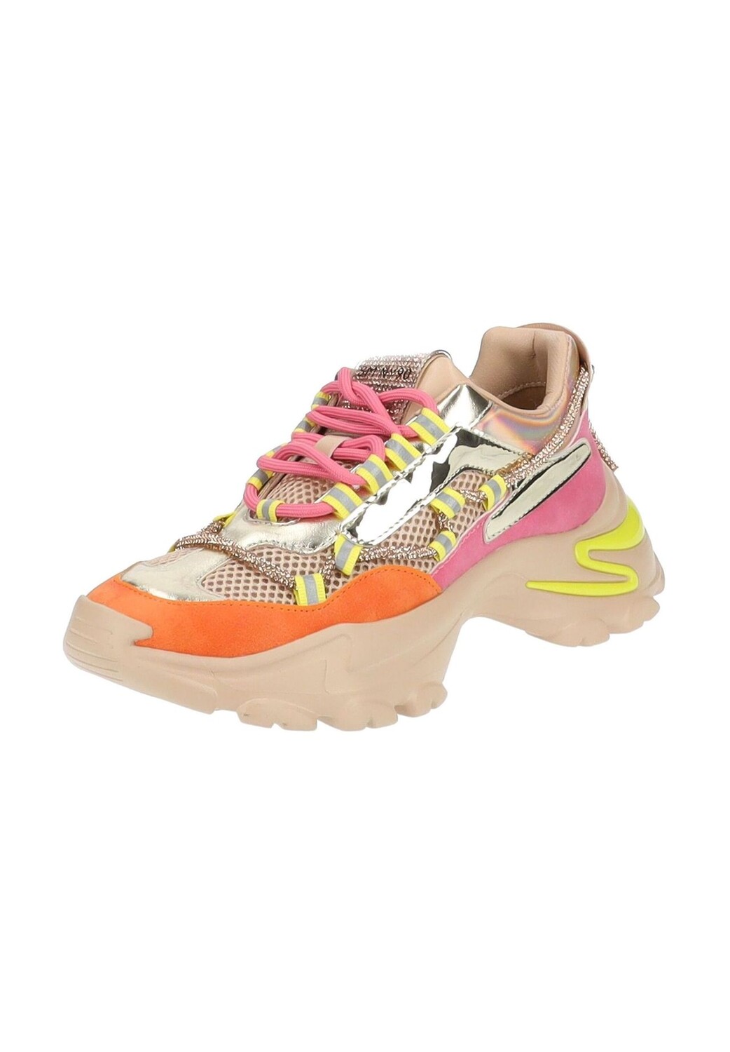 

Кроссовки из искусственной кожи/текстиля STEVE MADDEN, цвет Beige Orange