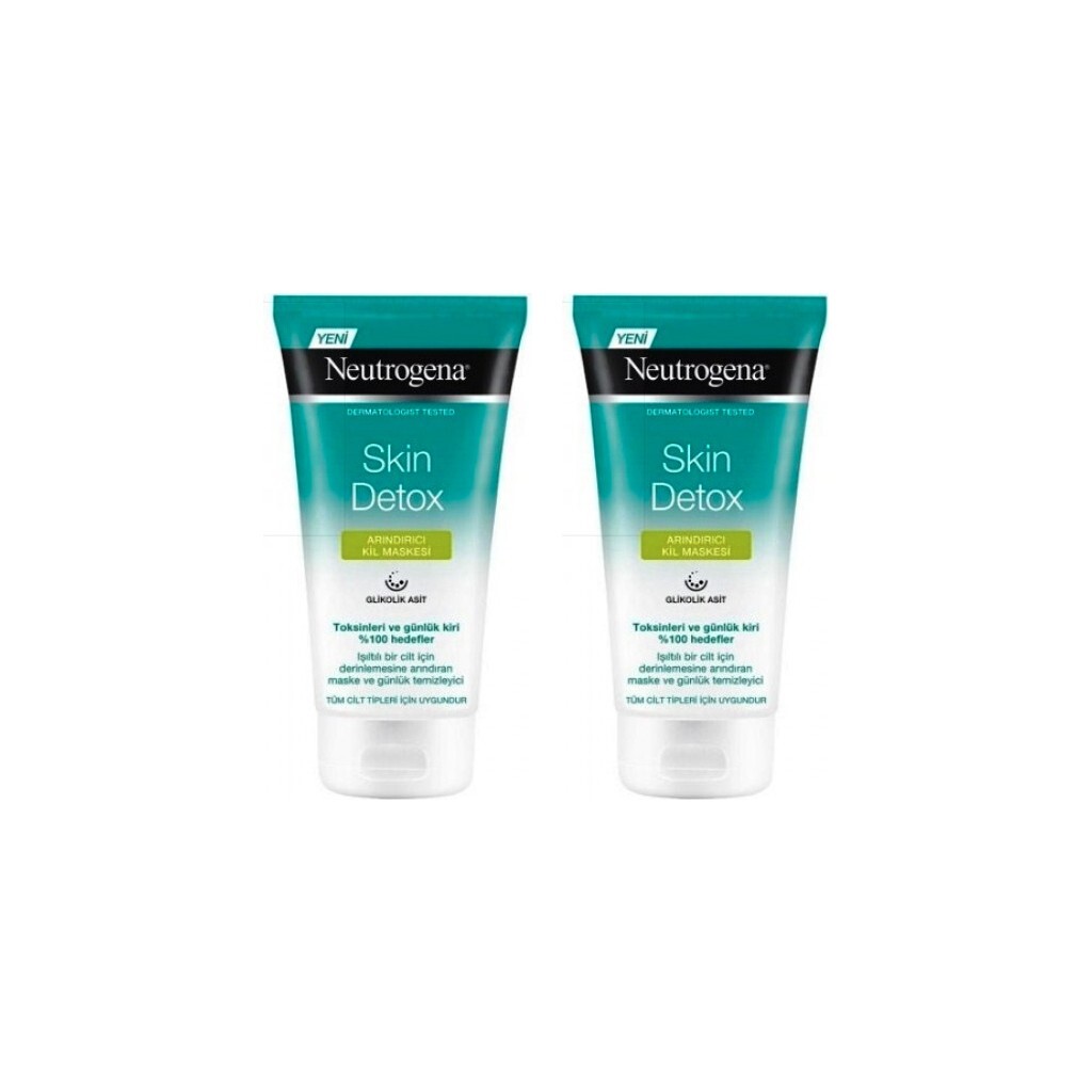 

Очищающая глиняная маска Neutrogena Skin Detox, 150 мл, 2 шт