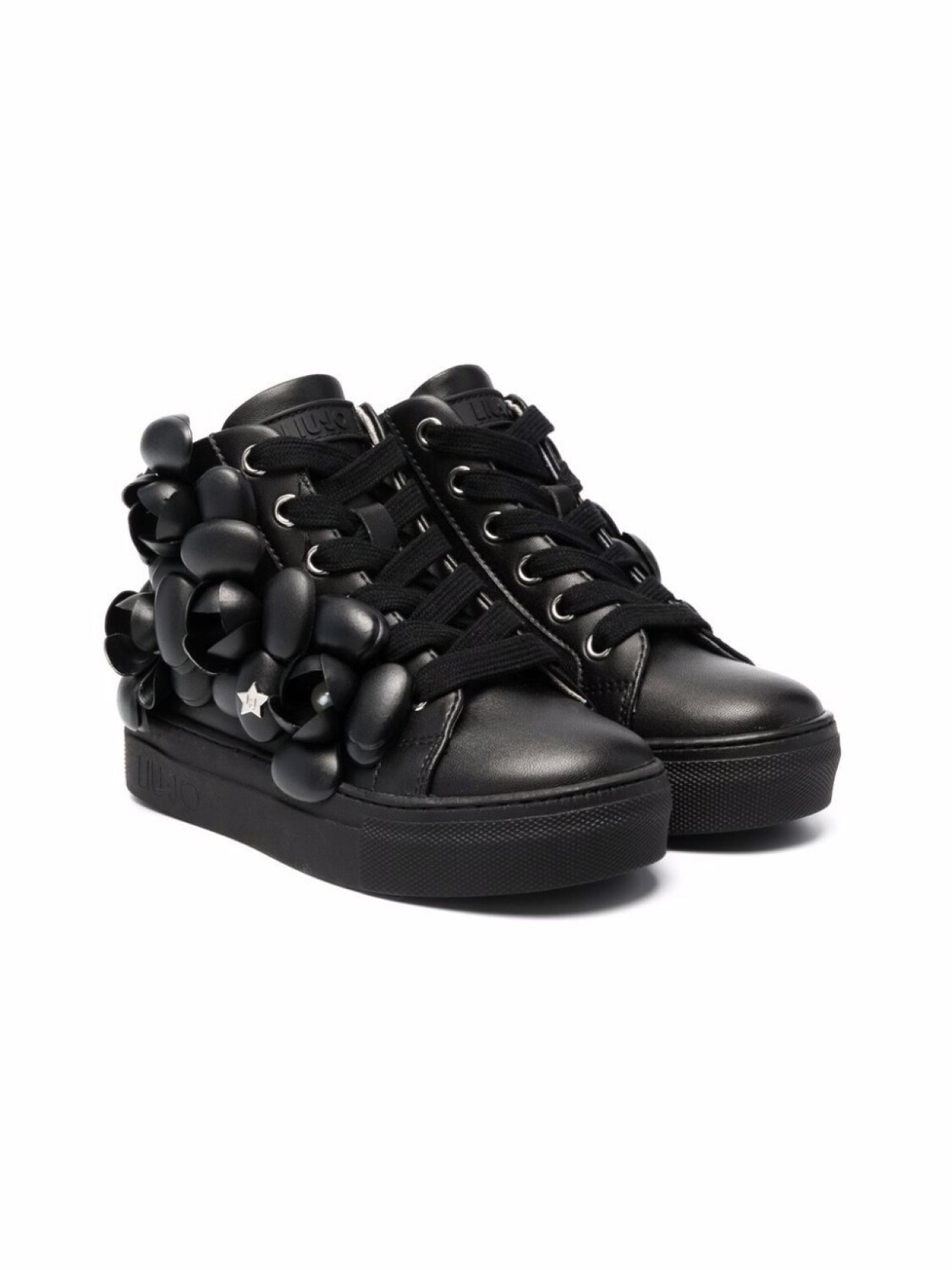 

Liu Jo Kids кроссовки Alicia 133 с объемной аппликацией, черный